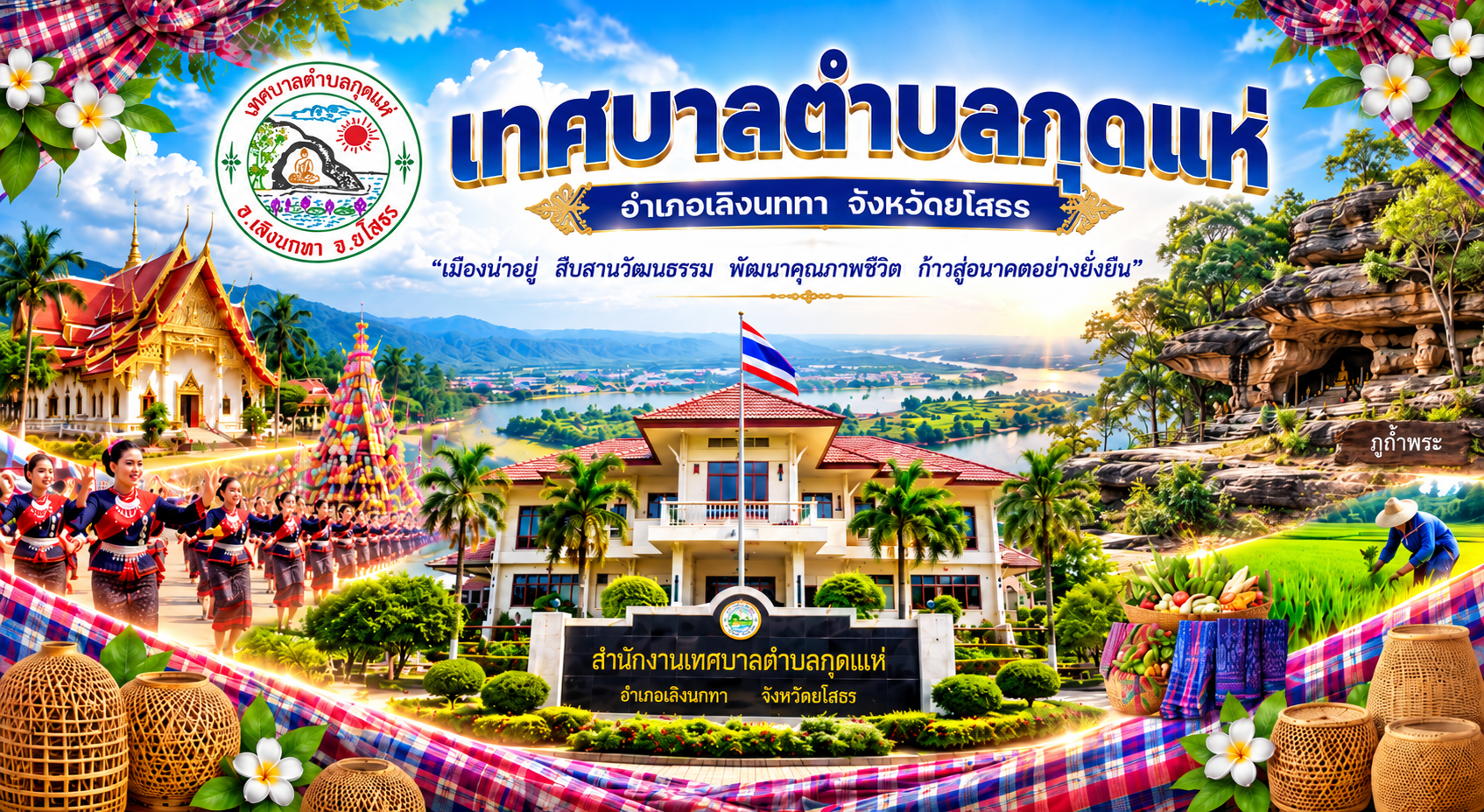 เทศบาลตำบลกุดแห่ อำเภอเลิงนกทา จังหวัดยโสธร
